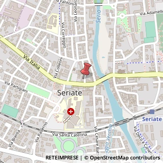 Mappa Via Italia, 44, 24068 Seriate, Bergamo (Lombardia)