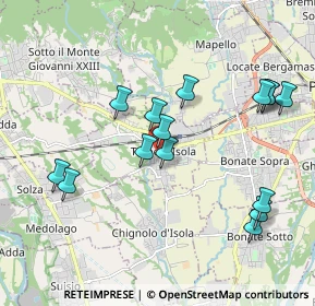 Mappa Via Mercato, 24030 Terno D'isola BG, Italia (1.994)