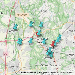Mappa Viale del Popolo, 20823 Lentate sul Seveso MB, Italia (3.84)