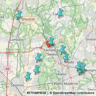 Mappa Viale del Popolo, 20823 Lentate sul Seveso MB, Italia (5.17364)