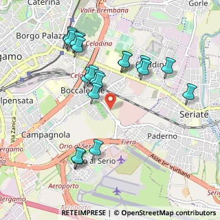 Mappa Via Lunga, 24125 Bergamo BG, Italia (1.0135)