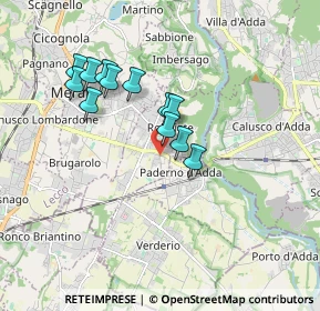 Mappa Via Capitano Mario Riva, 23899 Robbiate LC, Italia (1.47833)