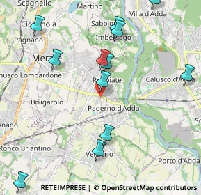 Mappa Via Capitano Mario Riva, 23899 Robbiate LC, Italia (2.37)