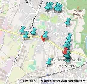 Mappa Via Capitano Mario Riva, 23899 Robbiate LC, Italia (0.562)