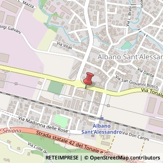 Mappa Via Tonale, 52, 24061 Albano Sant'Alessandro, Bergamo (Lombardia)