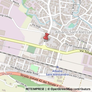 Mappa Via Cavour, 1, 24061 Albano Sant'Alessandro, Bergamo (Lombardia)