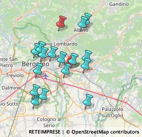 Mappa Via San Giovanni Bosco, 24061 Albano Sant'Alessandro BG, Italia (6.77706)