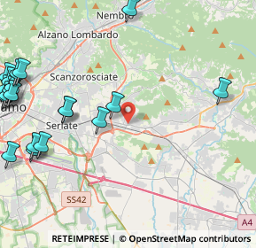 Mappa Via San Giovanni Bosco, 24061 Albano Sant'Alessandro BG, Italia (6.1725)