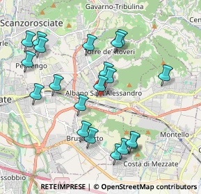 Mappa Via San Giovanni Bosco, 24061 Albano Sant'Alessandro BG, Italia (2.0355)