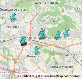 Mappa Via San Giovanni Bosco, 24061 Albano Sant'Alessandro BG, Italia (1.70333)