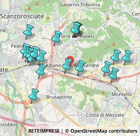 Mappa Via San Giovanni Bosco, 24061 Albano Sant'Alessandro BG, Italia (2.037)