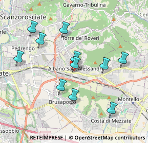 Mappa Via San Giovanni Bosco, 24061 Albano Sant'Alessandro BG, Italia (1.87)