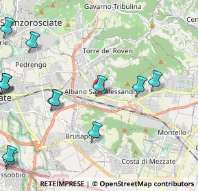 Mappa Via San Giovanni Bosco, 24061 Albano Sant'Alessandro BG, Italia (2.89)