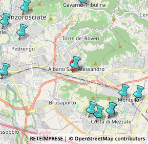 Mappa Via San Giovanni Bosco, 24061 Albano Sant'Alessandro BG, Italia (3.0575)