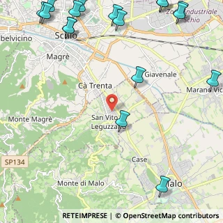 Mappa Via S. Gaetano, 36030 San Vito di Leguzzano VI, Italia (3.51765)