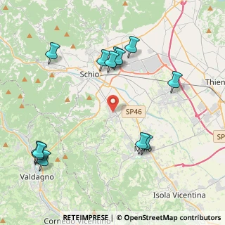 Mappa Via S. Gaetano, 36030 San Vito di Leguzzano VI, Italia (4.89538)
