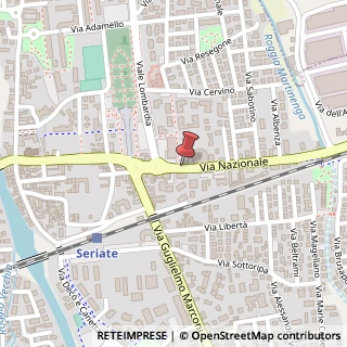 Mappa Via Nazionale, 26, 24068 Seriate BG, Italia, 24068 Seriate, Bergamo (Lombardia)