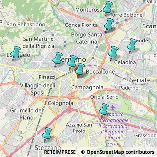 Mappa Via S. Giovanni Bosco, 24100 Bergamo BG, Italia (2.42455)
