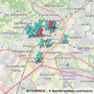 Mappa Via S. Giovanni Bosco, 24100 Bergamo BG, Italia (1.46444)