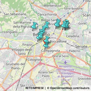 Mappa Via S. Giovanni Bosco, 24100 Bergamo BG, Italia (1.43286)