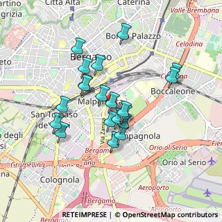 Mappa Via S. Giovanni Bosco, 24100 Bergamo BG, Italia (0.744)