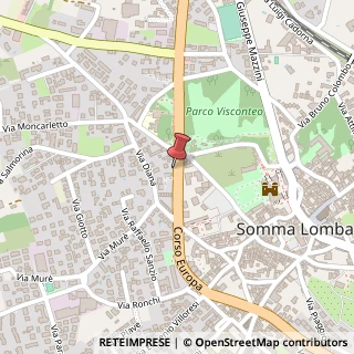 Mappa Corso Europa, 64, 21019 Somma Lombardo, Varese (Lombardia)