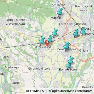 Mappa Via Maratona, 24030 Terno D'isola BG, Italia (2.01909)