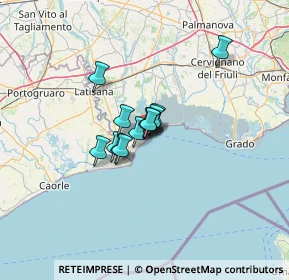 Mappa Viale del Bosco, 33054 Lignano Sabbiadoro UD, Italia (6.55846)