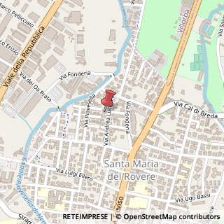 Mappa Via Andrea Lucchesi, 21, 31100 Treviso, Treviso (Veneto)