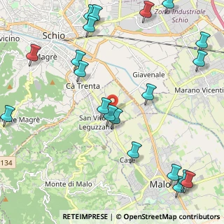 Mappa , 36030 San Vito di Leguzzano VI, Italia (2.885)