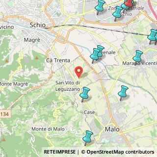 Mappa , 36030 San Vito di Leguzzano VI, Italia (3.39143)