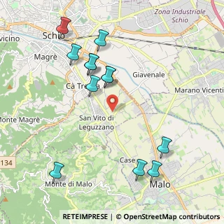 Mappa , 36030 San Vito di Leguzzano VI, Italia (2.19417)