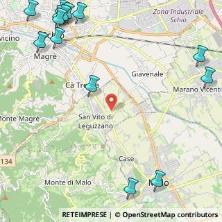 Mappa , 36030 San Vito di Leguzzano VI, Italia (3.55143)