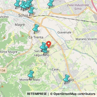 Mappa , 36030 San Vito di Leguzzano VI, Italia (3.09667)