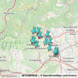 Mappa , 36030 San Vito di Leguzzano VI, Italia (10.36154)