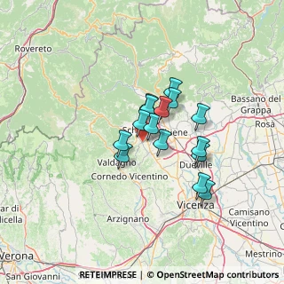 Mappa , 36030 San Vito di Leguzzano VI, Italia (9.36467)