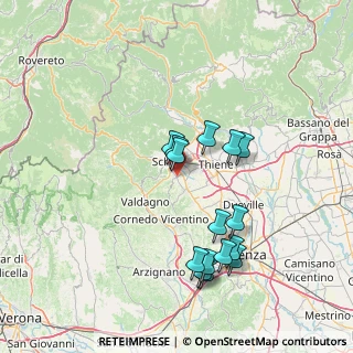 Mappa , 36030 San Vito di Leguzzano VI, Italia (14.36867)