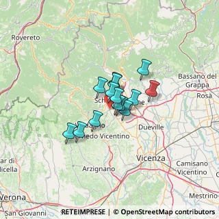 Mappa , 36030 San Vito di Leguzzano VI, Italia (7.26143)