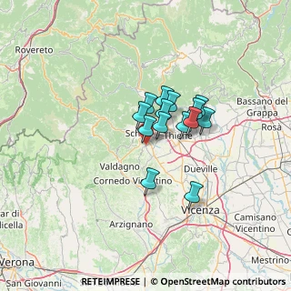 Mappa , 36030 San Vito di Leguzzano VI, Italia (8.59714)