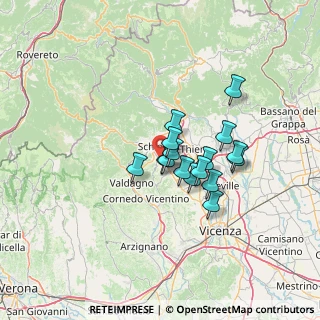 Mappa , 36030 San Vito di Leguzzano VI, Italia (9.45063)