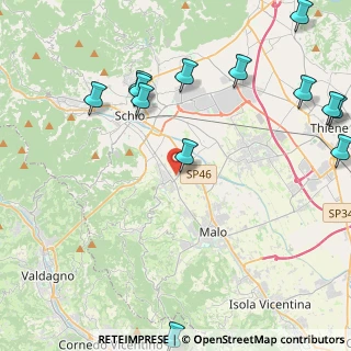 Mappa , 36030 San Vito di Leguzzano VI, Italia (5.96929)