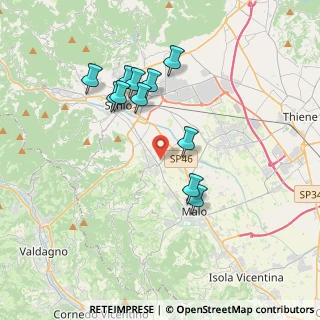 Mappa , 36030 San Vito di Leguzzano VI, Italia (3.43091)