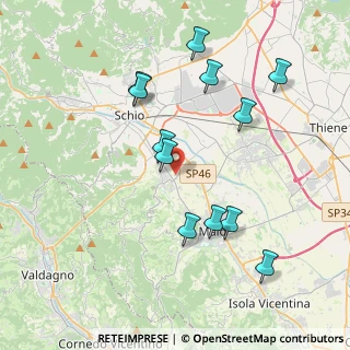 Mappa , 36030 San Vito di Leguzzano VI, Italia (3.9325)