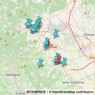 Mappa , 36030 San Vito di Leguzzano VI, Italia (3.4275)