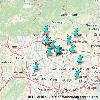 Mappa Via Mottinello, 36028 Rossano Veneto VI, Italia (11.60462)