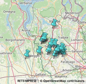 Mappa Via C. Garzonio, 21019 Somma Lombardo VA, Italia (10.16053)