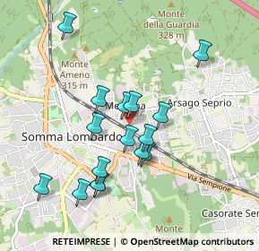 Mappa Via C. Garzonio, 21019 Somma Lombardo VA, Italia (0.84625)