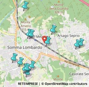 Mappa Via C. Garzonio, 21019 Somma Lombardo VA, Italia (1.21615)