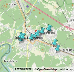 Mappa Via C. Garzonio, 21019 Somma Lombardo VA, Italia (1.33909)