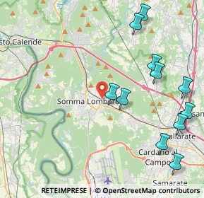 Mappa Via C. Garzonio, 21019 Somma Lombardo VA, Italia (4.96273)